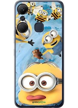 Чехол на infinix hot 12 pro миньоны инфикс хот 12 про