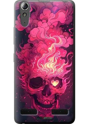 Чехол на lenovo a6000 череп арт