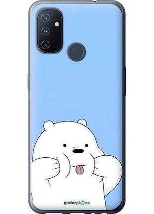 Чехол на oneplus nord n100 милый мишка 1+ норд н100