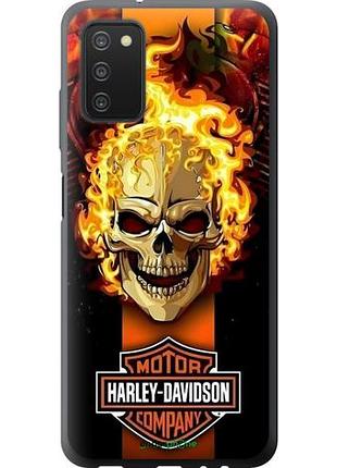 Чехол на samsung galaxy a03s a037f харлей девидсон самсунг а03с а037ф