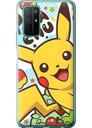 Чехол на huawei honor 30s пикачу 2 хуавей хонор 30с2