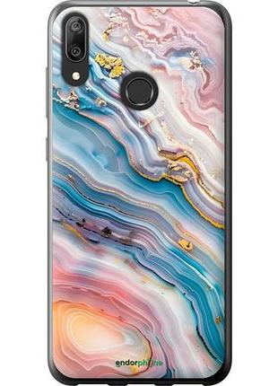 Чохол на huawei y7 2019 мармур красивий