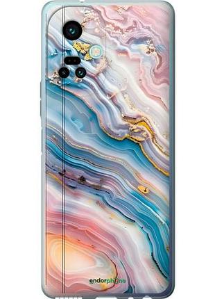Чохол на tecno camon 19 pro (ci8n) мармур красивий