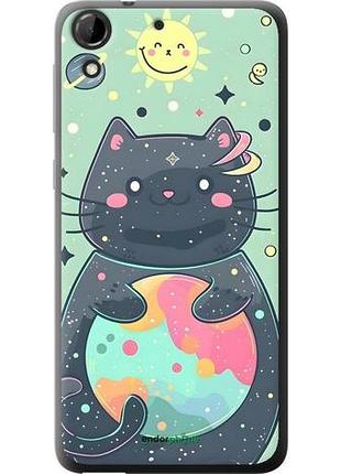Чехол на htc desire 728g милый котик хтс дизайр 728г