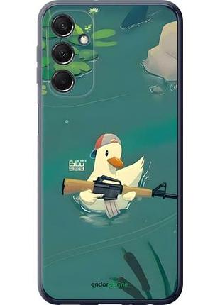 Чехол на samsung galaxy m34 5g уточка с автоматом самсунг м34 5г