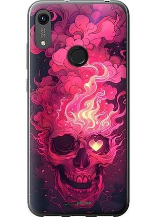 Чехол на huawei y6s череп арт хуавей у6с