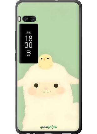 Чехол на meizu pro 7 plus барашек и ципленок мейзу про 7 плюс