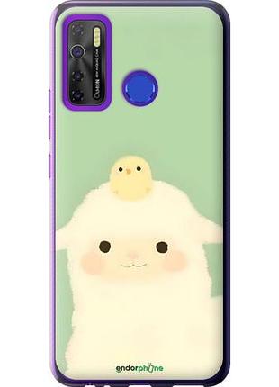 Чехол на tecno spark 5 pro kd7 барашек и ципленок текно спарк 5 про кд7