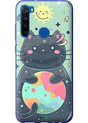 Чехол на xiaomi redmi note 8t милый котик сяоми редми ноут 8т
