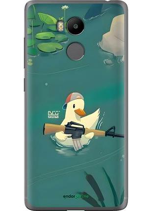 Чехол на xiaomi redmi 4 pro уточка с автоматом сяоми редми 4 про