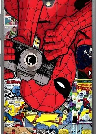Чехол на lenovo a5000 человек паук, spiderman 2 леново а5000 2