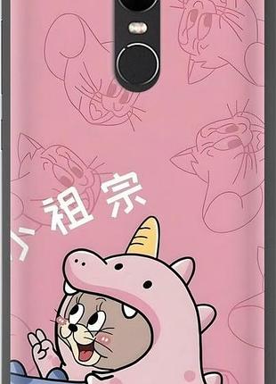 Чехол на xiaomi redmi note 4x том и джерри 2 сяоми редми ноут 4х 2
