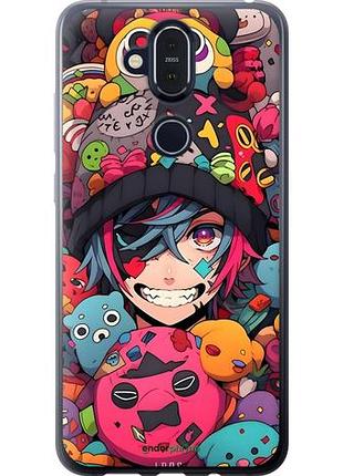 Чехол на nokia 8.1 аниме парень