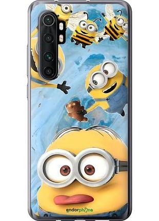 Чехол на xiaomi mi note 10 lite миньоны сяоми ми ноут 10 лайт