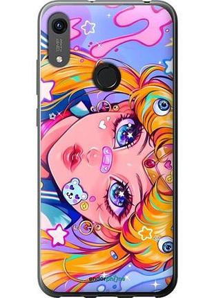 Чехол на huawei honor 8a сейлор мун 4 хуавей хонор 8а