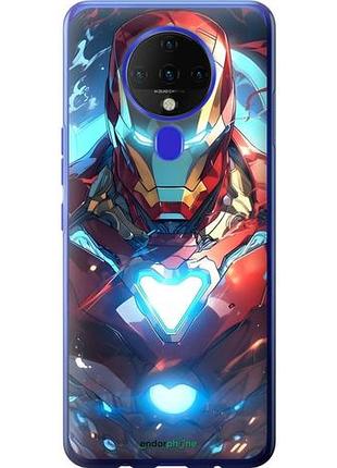 Чехол на tecno spark 6 ke7 железный человек текно спарк 6 ке7