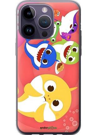 Чехол на iphone 14 pro max бейби шаркс айфон 14 про макс