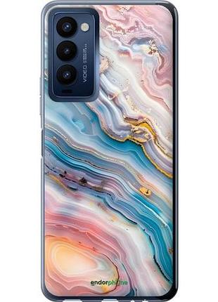Чехол на tecno camon 18 ch6n мрамор красивый текно камон 18 сх6n