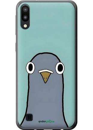 Чехол на samsung galaxy m10 голубь самсунг м10