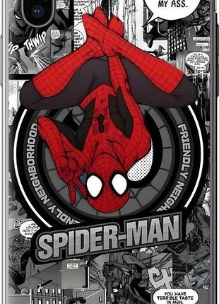 Чехол на iphone xs человек паук, spiderman айфон хс