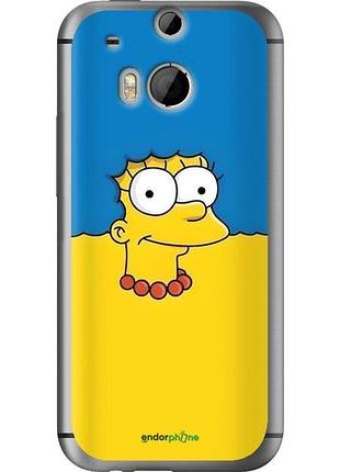 Чехол на htc one m8 мардж флаг украины хтс ван м8