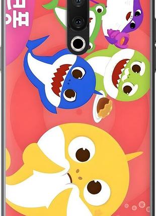 Чехол на meizu 15 plus бейби шаркс мейзу 15 плюс