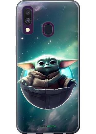 Чехол на samsung galaxy a40 2019 a405f малыш йода, грогу самсунг а40 2019 а405ф