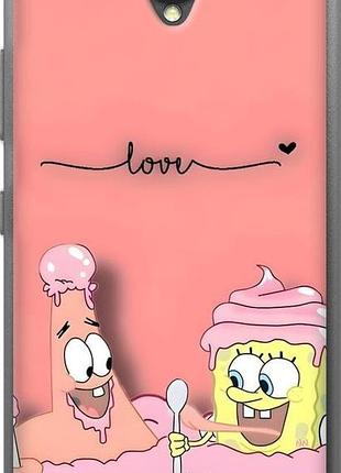 Чехол на lenovo a5000 спанч боб, sponge bob леново а5000