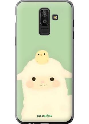 Чехол на samsung galaxy j8 2018 барашек и ципленок самсунг й8 2018