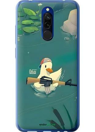 Чехол на xiaomi redmi 8 уточка с автоматом сяоми редми 8