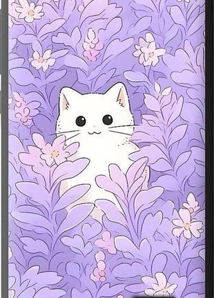 Чехол на huawei honor 4c котик в цветах хуавей хонор 4с