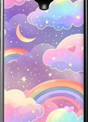 Чехол на lenovo a536 облака и радуга леново а536