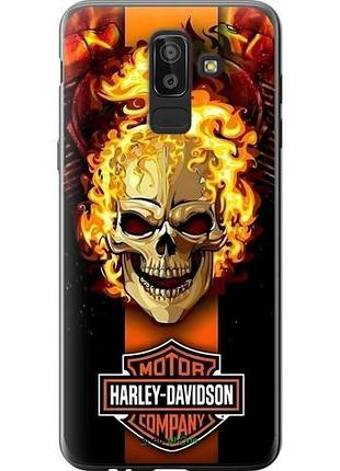Чехол на samsung galaxy j8 2018 харлей девидсон самсунг й8 2018