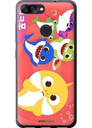 Чехол на asus zenfone max plus m1 zb570tl бейби шаркс
