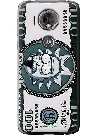 Чехол на motorola moto e5 plus рик 100