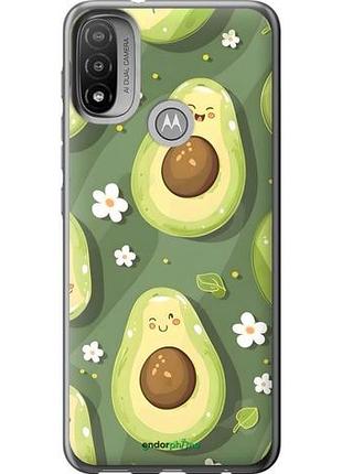Чехол на motorola e20 авокадо