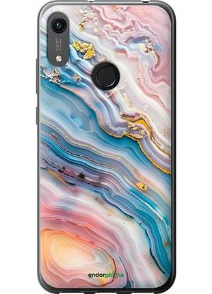 Чехол на huawei honor 8a мрамор красивый хуавей хонор 8а