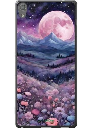 Чехол на sony xperia xa ultra dual f3212 ночь луна арт сони эксперия ха ультра дуал ф3212