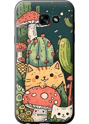 Чехол на samsung galaxy a5 (2017) коты грибы самсунг а5 (2017)
