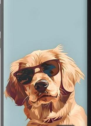 Чехол на huawei honor 4c пес в очках хуавей хонор 4с