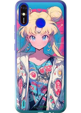 Чохол на tecno spark 4 lite сейлор мун 2