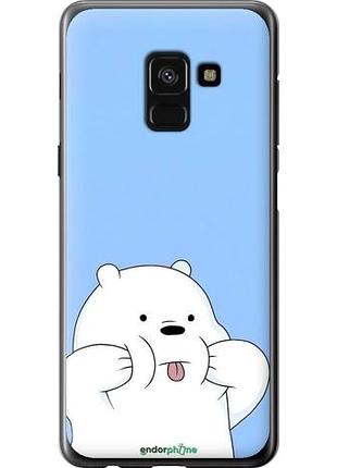 Чехол на samsung galaxy a8 2018 a530f милый мишка самсунг а8 2018 а530ф