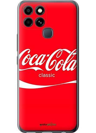 Чехол на infinix smart 6 кока кола инфикс смарт 6