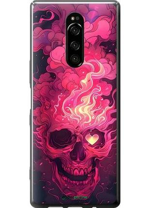 Чехол на sony xperia xz4 череп арт сони эксперия хзет4