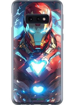 Чехол на samsung galaxy s10e железный человек самсунг с10e