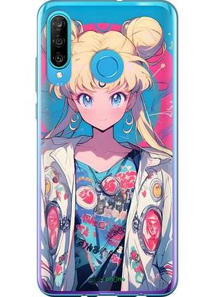 Чехол на huawei p30 lite сейлор мун 2 хуавей п30 лайт