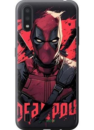 Чехол на samsung galaxy a01 a015f дэдпул, deadpool самсунг а01 а015ф