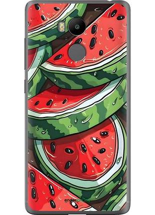 Чехол на xiaomi redmi 4 pro арбуз сяоми редми 4 про
