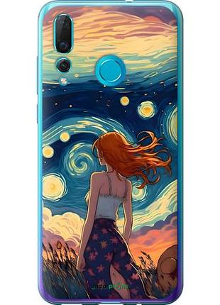 Чохол на huawei nova 4 дівчина арт