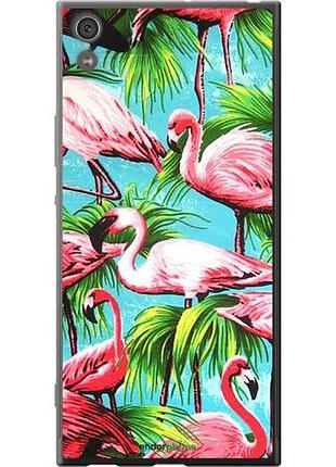 Чехол на sony xperia xa1 ultra g3212 tropical background "4016u-1237-10746"